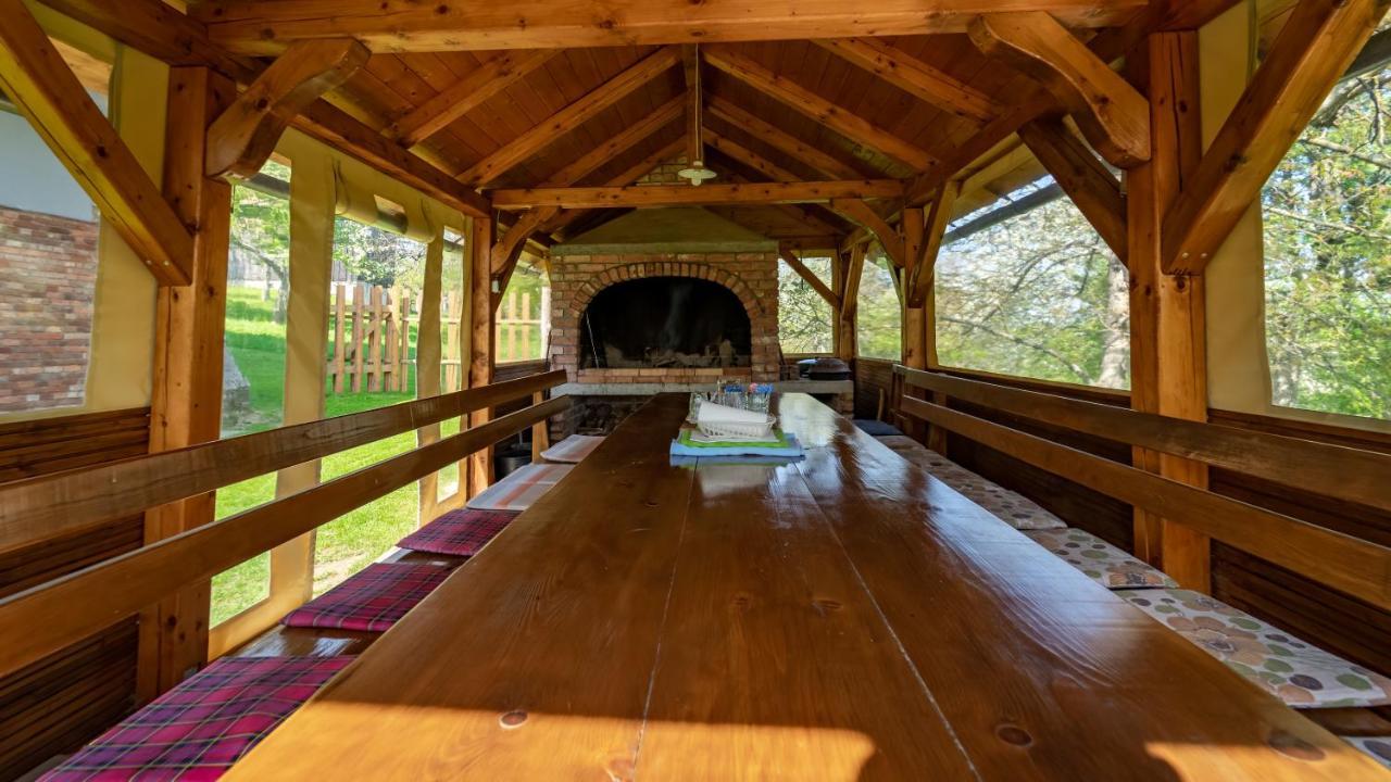 Holiday Home "Sleme" With Jacuzzi, Big Garden And Arbor With Fireplace Skrad المظهر الخارجي الصورة